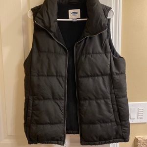 Old Navy puffer vest lined with fleece